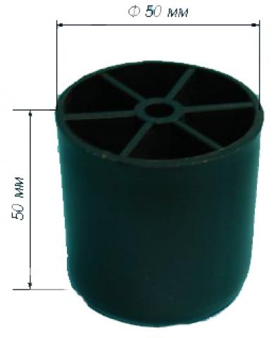 Опора мебельная №5 Н=50мм, D=50